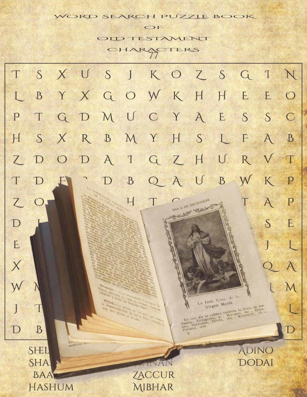WORD SEARCH PUZZLE BOOK OF OLD TESTAMENT CHARACTERS