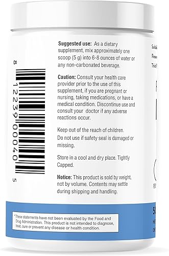 Miniatura 3 de Sandhu's Polvo de L-glutamina | 100 porciones, 17.64 oz, 17.6 onzas, tamaño grande, suministro de 3 meses | Fabricado en Estados Unidos | Suplemento