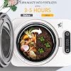 Electric Composter for Kitchen, 3.8L Smart Compost Bin with Odor Adsorption, Countertop Kitchen Composter, Odor-Free, Auto-Cleaning, LED Display, Food Cycler Machine，Turn Food Waste to Fertilizer