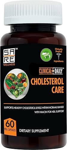 Clinical Daily Suplemento para el cuidado del colesterol. Suplementos veganos de colesterol y triglicéridos. Esteroles vegetales Suplementos para el