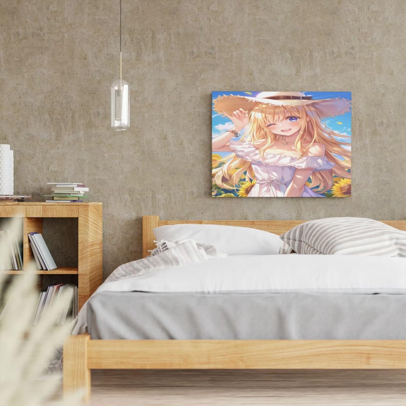 MK194 Malen nach Zahlen für Erwachsene, Malen nach Zahlen, Motiv: Sonnenblumen, Acryl, Farbe nach Zahlen für Anfänger, Ölgemälde, Basteln für Zuhause, Wanddekoration – (100 x 70 cm, ohne Rahmen)