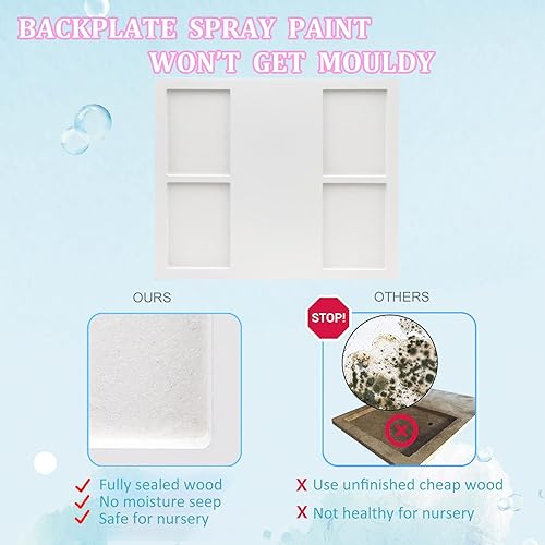 Miniatura 2 de MICKYU Kit de manos y huellas para bebés | Artículos esenciales para bebés recién nacidos, regalos personalizados para mamá recién nacida