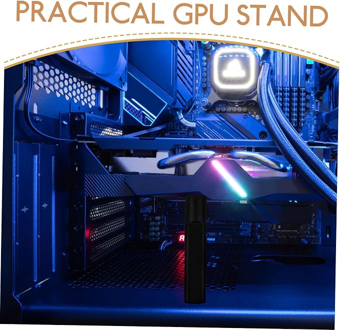 Soporte para GPU Zerodeko con base magnética para tarjetas gráficas miniatura 4