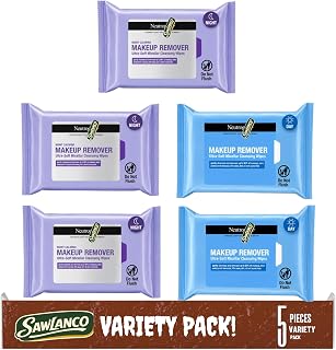 Night Calming Makeup Remover Cleansing Towelettes, 25 Ct. (5-Pack) | Nighttime Formula, Facial Wipes, Makeup Removal, 25 Count per Pack, Multi-Pack Bundle