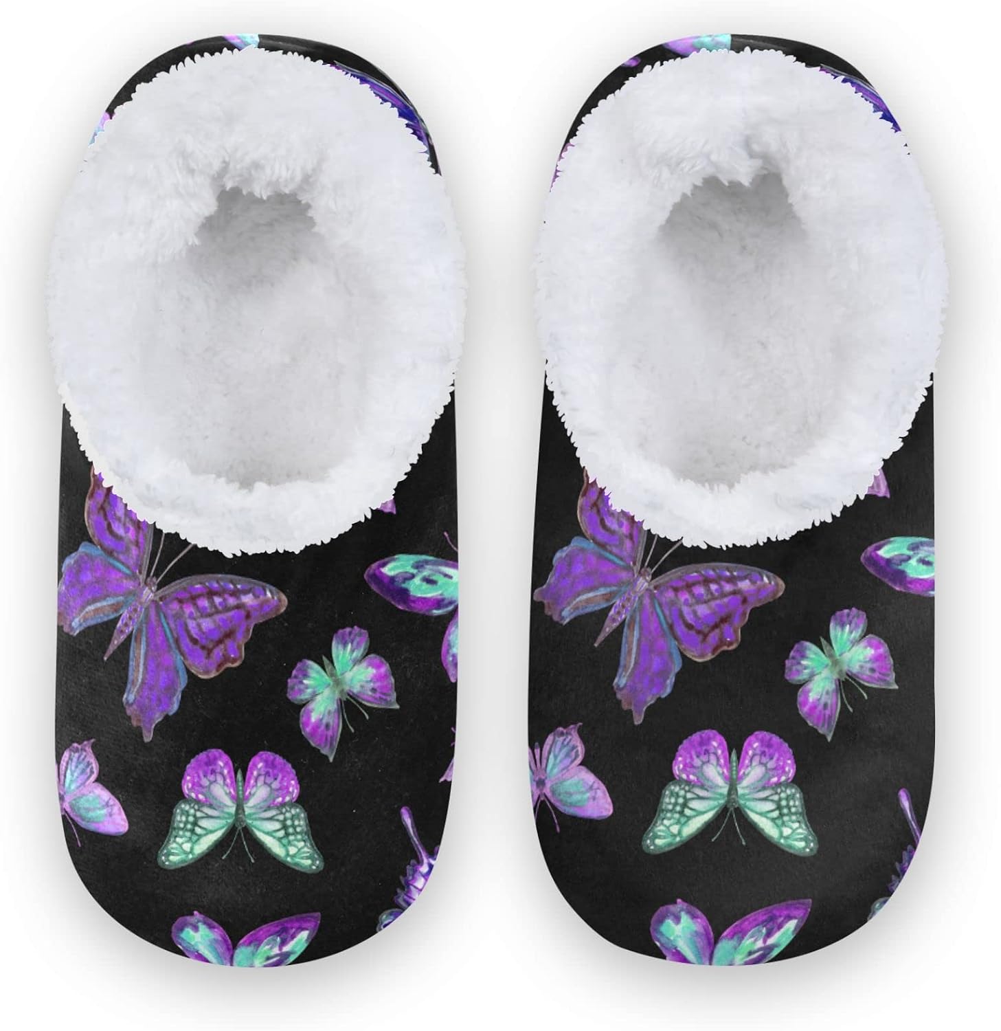 Gredecor Boys Girls Toddler Slippers Home House Slippers Warm Fur Non Slip Plush Indoor Slipper Socks for Kids¡­