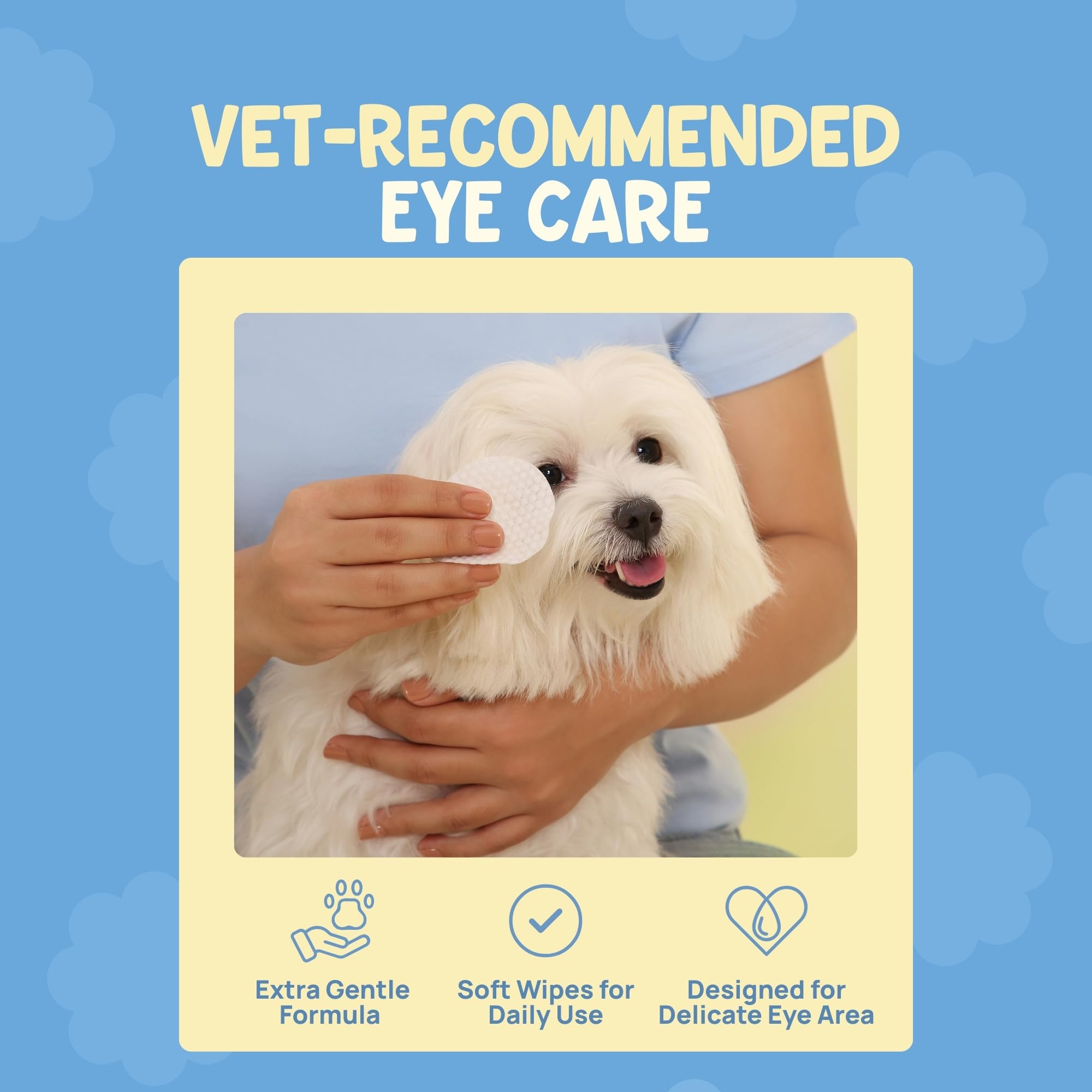 Pet Eye Wipes for Dogs & Cats, 100 Count — Amazon image 9