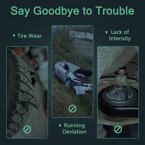 Miniatura 4 de SCITOO Par de brazos de control superiores delanteros de 2 a 4 pulgadas, kit de suspensión ajustable compatible con 1995-2004 para Tacoma 1996-2002