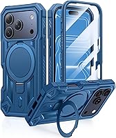 Vista 9 de FNTCASE Funda para iPhone Air Phone Case: Compatible con MagSafe Protector de pantalla integrado Soporte con grado militar a prueba de caídas