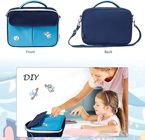 Miniatura 6 de Funda de la Biblia para niñas, fundas de la Biblia para niños, bolsas de Biblia y bolsos, funda grande para la Biblia con correa para el hombro,