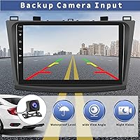 Vista 5 de Android 13 Estéreo de coche para Mazda 3 2009-2013, 9 pulgadas, pantalla táctil, radio de coche, unidad principal Android con enlace de espejo