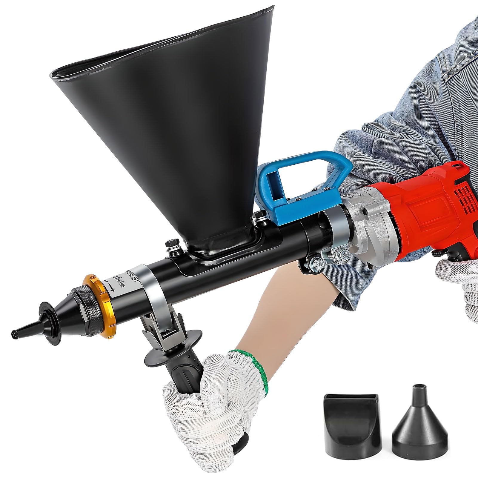 Elektryczny pistolet do zapraw, 950W Patio Brick Fugowanie Cement Aplikator Narzędzie do fugowania Caulk, do wiertarek elektrycznych, bezszwowych płytek i prac murarskich