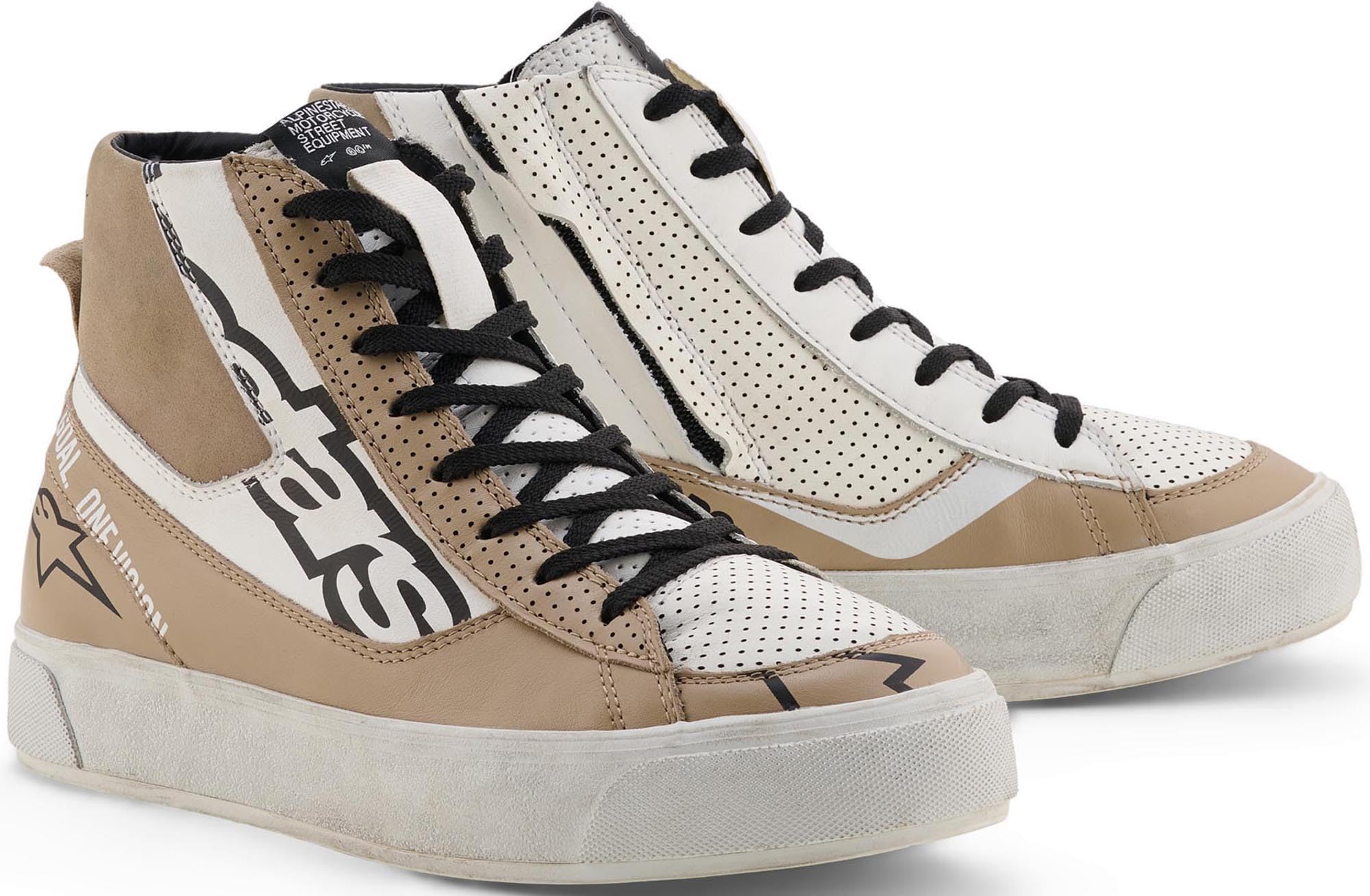 Alpinestars Stella Stated Flair Chaussures moto pour femmes, blanc/beige, 5.5