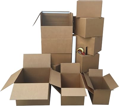 Wardrobe Moving Boxes Kit, Small, Medium, Large & Shorty