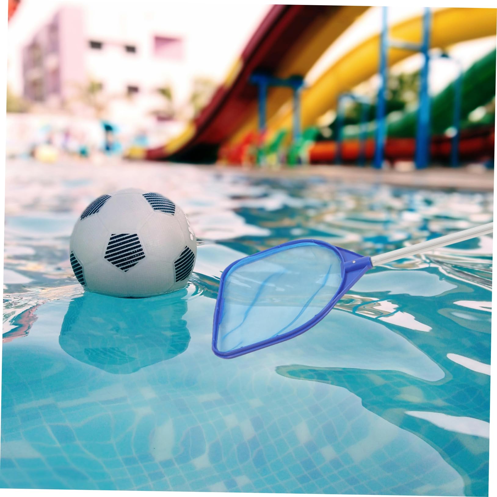 PartyKindom Limpieza de Piscina y Estanque con Mango Extensible Multiusos para Recoger y Peces para de y