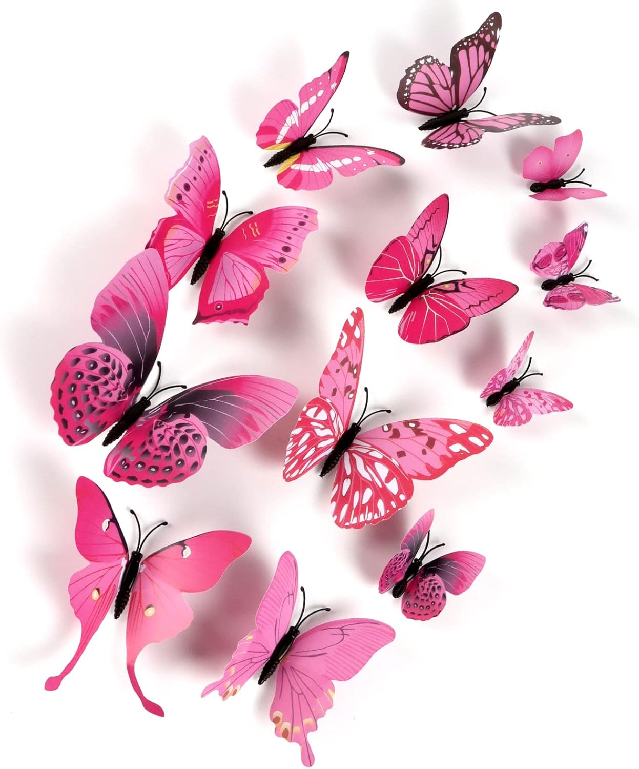 72 Pcs Butterfly Wall Sticker, Butterflies Decorative, 3D with