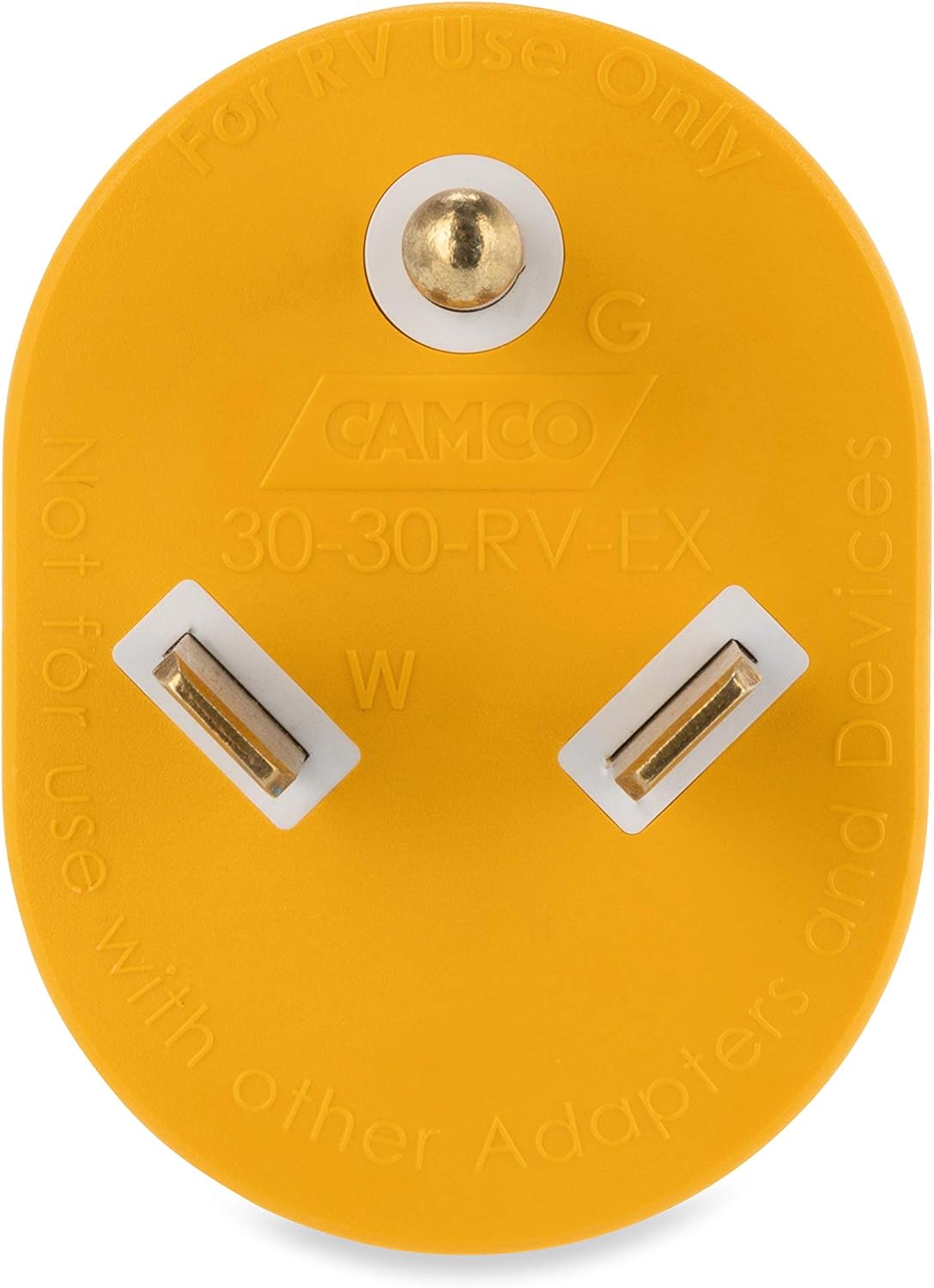 Camco 55256 30A-30A RV PowerGrip Extender - Provides Clearance for 90-Degree Plug Head Compatibility with Almost Any Power Pedestal : Automotive