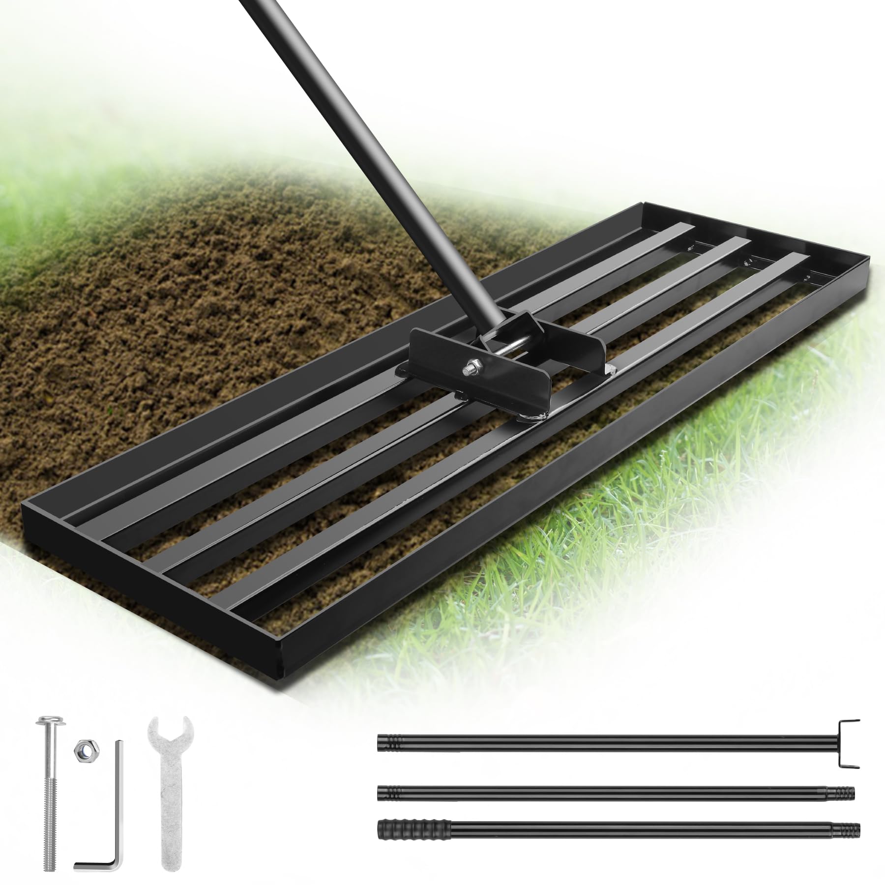 Râteau de nivellement de pelouse idéal pour sublimer vos terrains de golf