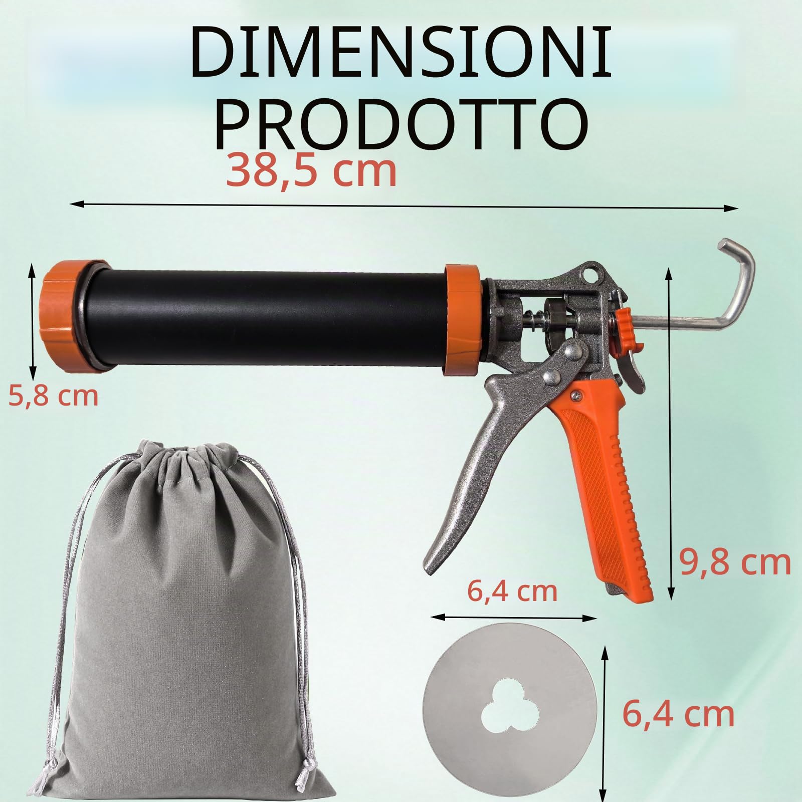 Estrusori di argilla in acciaio inossidabile, lanciatore di argilla con 13 piastre diverse in acciaio inossidabile, strumento per pistola per fango in argilla ceramica, pistola per estrusione di