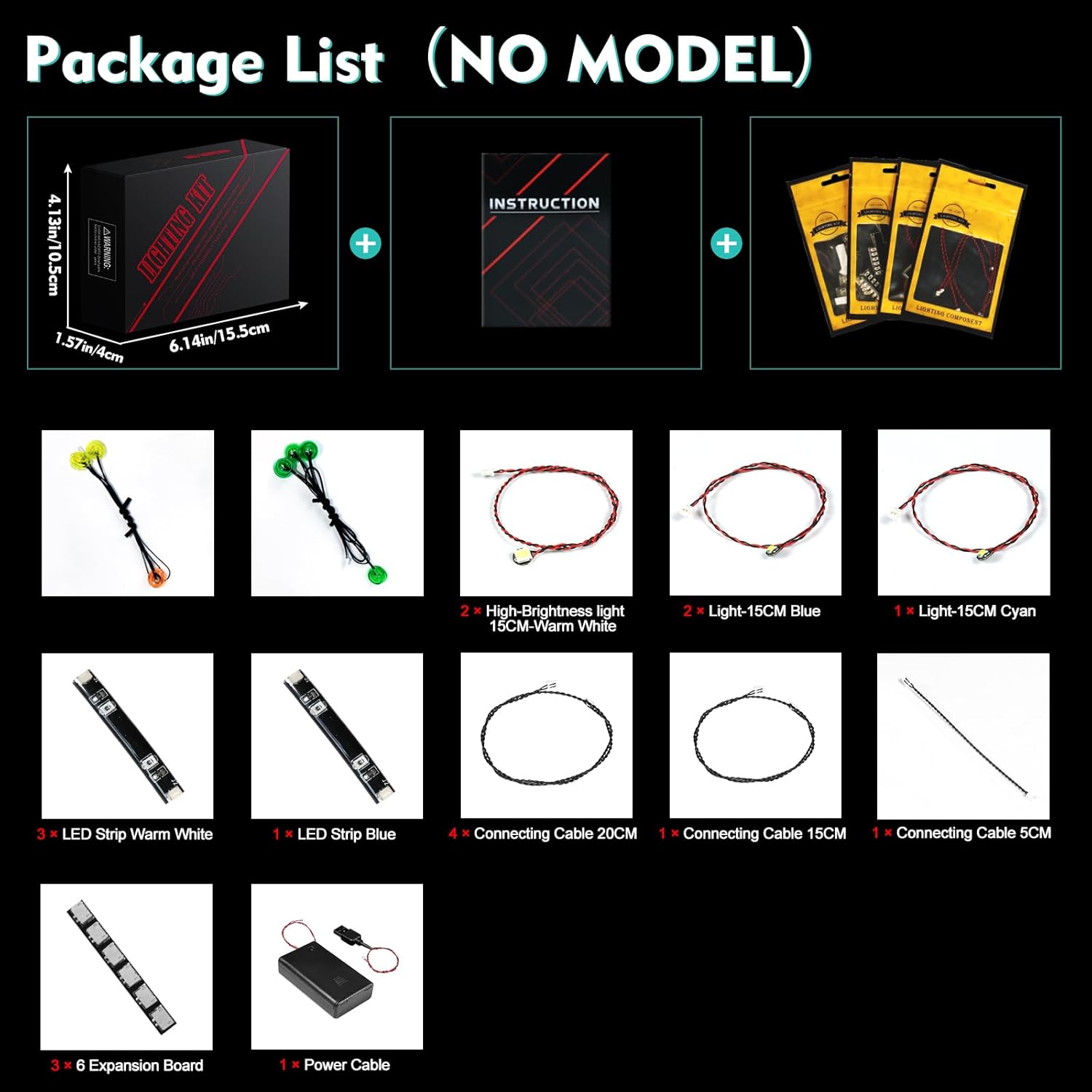 Light kit Compatible with Lego Fountain Garden 10359- No Model Only Light, LED Lighting Accessories Compatible with Lego Spanish Fountain Garden 10359 (Standard Version)