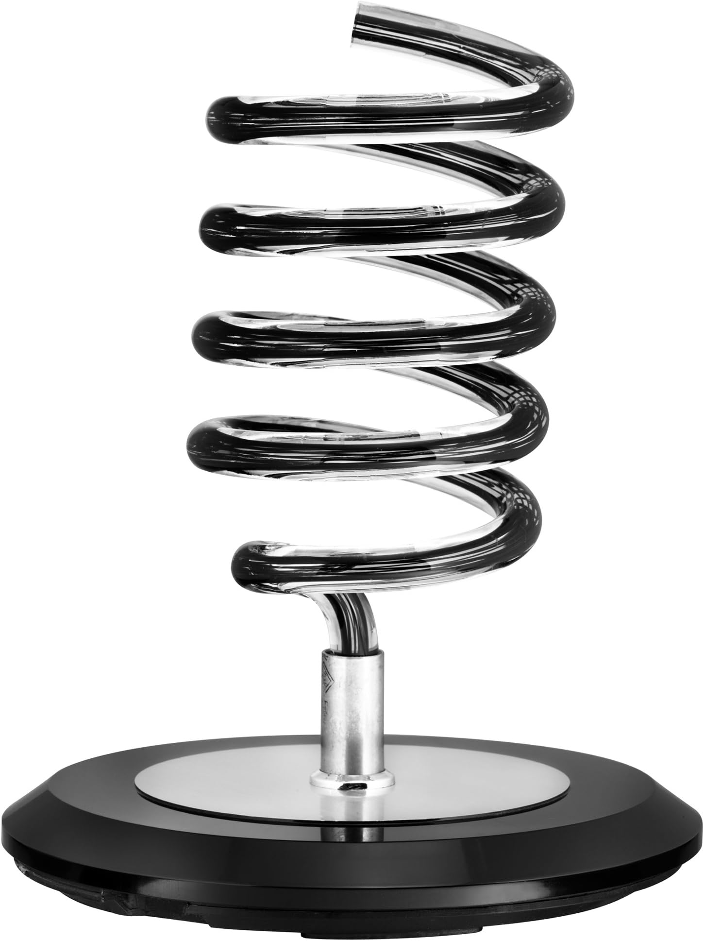 Trendy Spiral Hair Dryer Holder - Easy to Use and Easy On The Eyes … (Black)