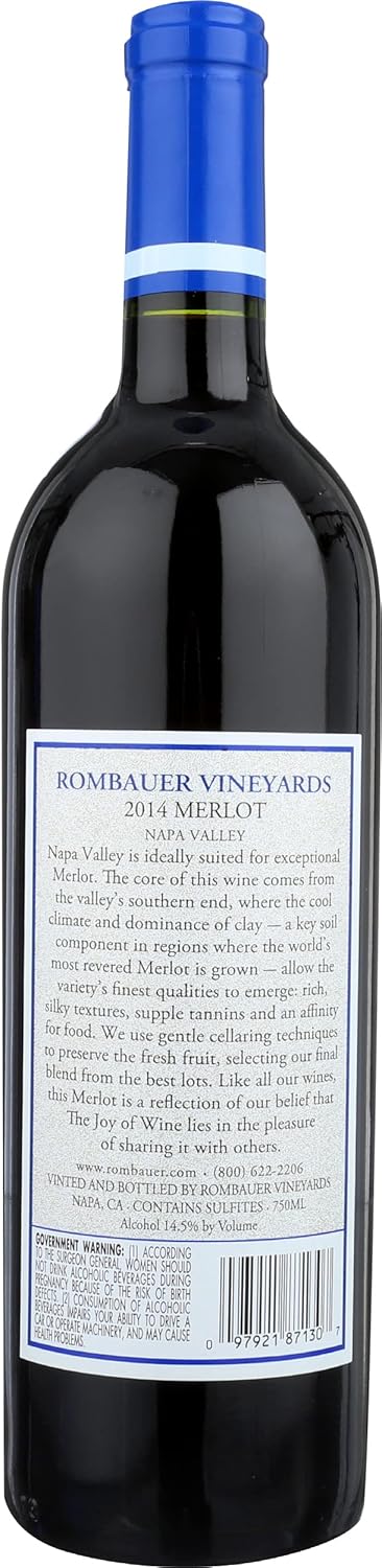 Rombauer Vineyards, Rombauer Merlot Carneros, 750mL