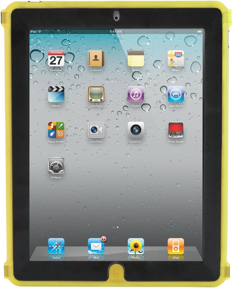 i-Blason ArmorBox Series 2 Layer Protection Case for Apple iPad 2/3/4 (iPad3ArmorBoxCase-Yellow)