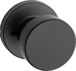 Kwikset Pismo Türknauf Satin Nickel Nicht aktiv Iron Black