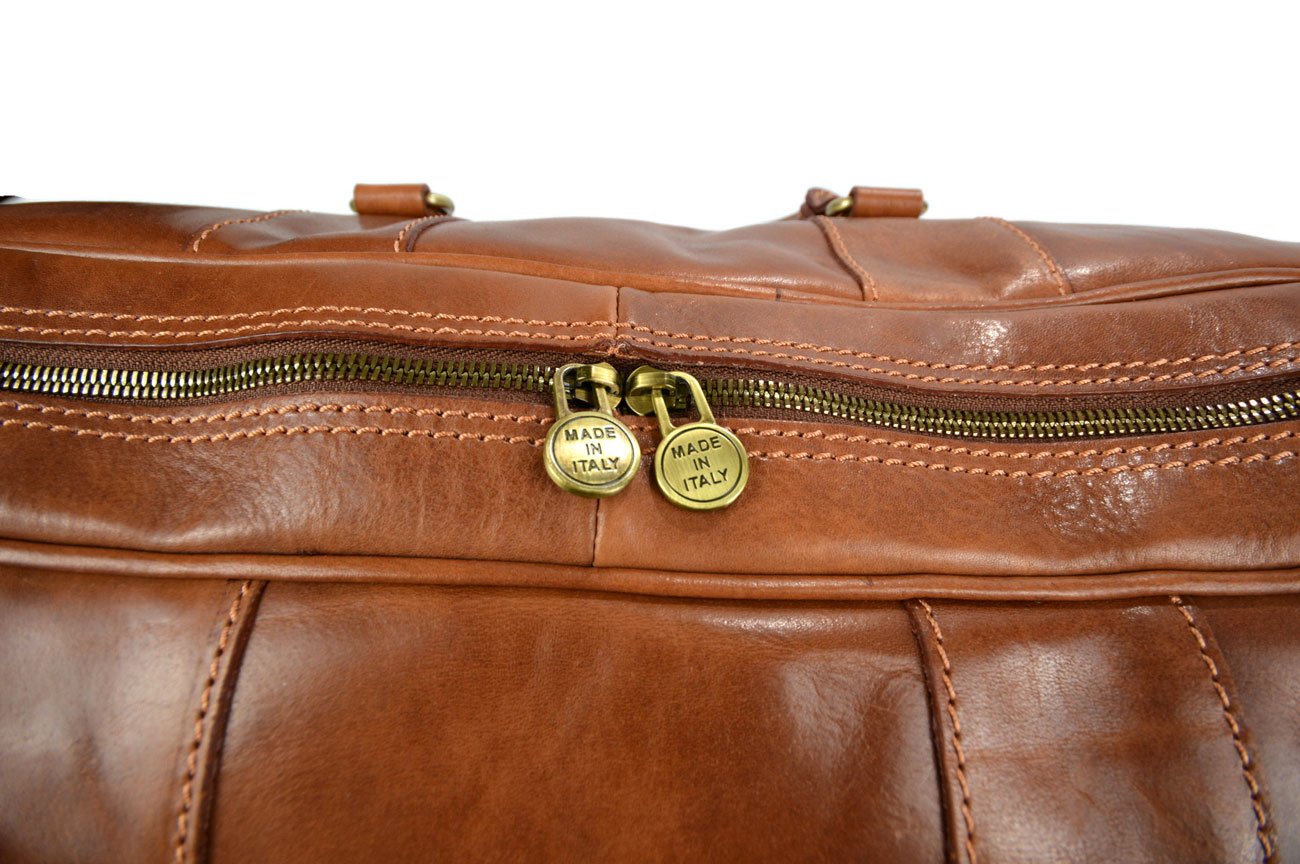 Bolso de viaje deportivo mujer hombre marron bolso de cuero con asas y correa de piel genuina bolso de mano de viaje bolso de espalda