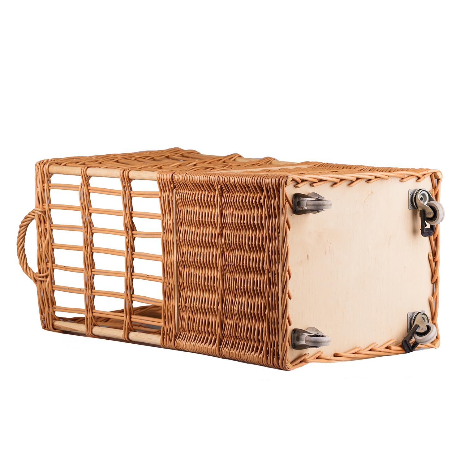 e-wicker24 Panier à baguette en osier 46 x 40 cm Hauteur 90 cm