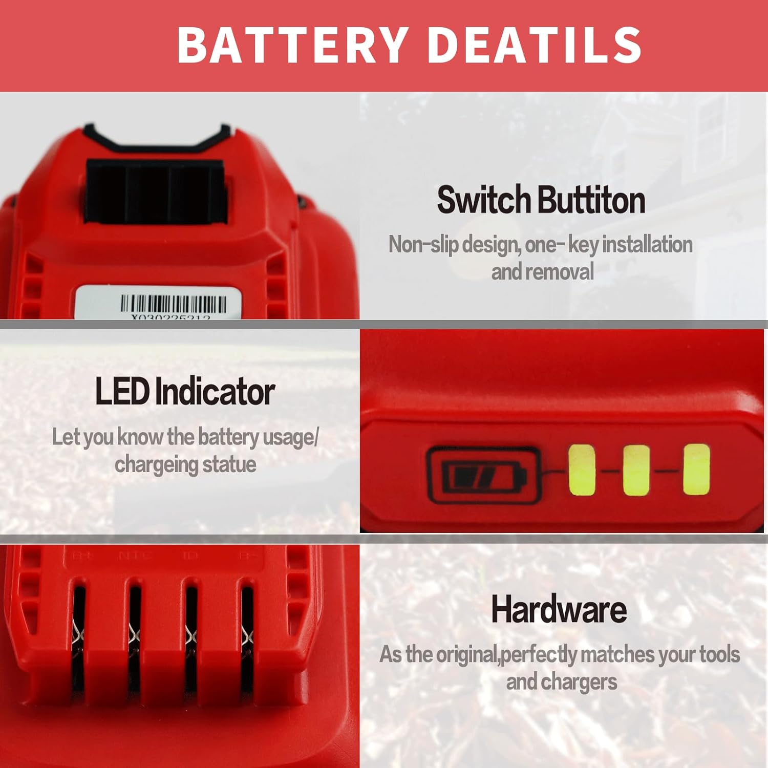 2 Pack 3.5Ah Replacement Battery for Craftsman 20V Battery CMCB201 CMCB100 CMCB124 CMCB202 CMCB204 CMCB206 Compatible with Craftsman V20 20V Cordless Power Tools