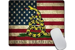 Patriotic 'Don't Tread On Me' Jeep Mouse Pad