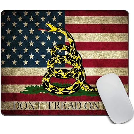 Patriotic 'Don't Tread On Me' Jeep Mouse Pad