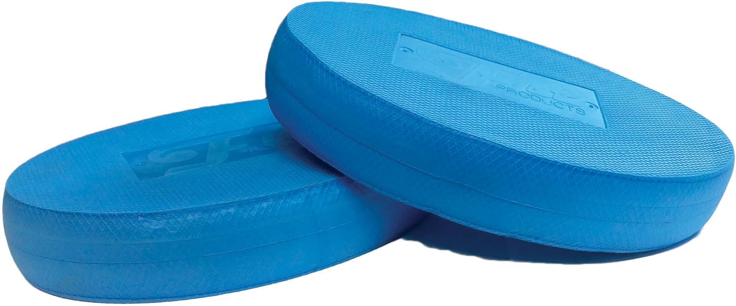 FitProducts Oval Balance Pads: Perfect for physiotherapy, Pilates, yoga, martial arts balance/endurance/core stability/strength training, movement rehabilitation and much more! Blue