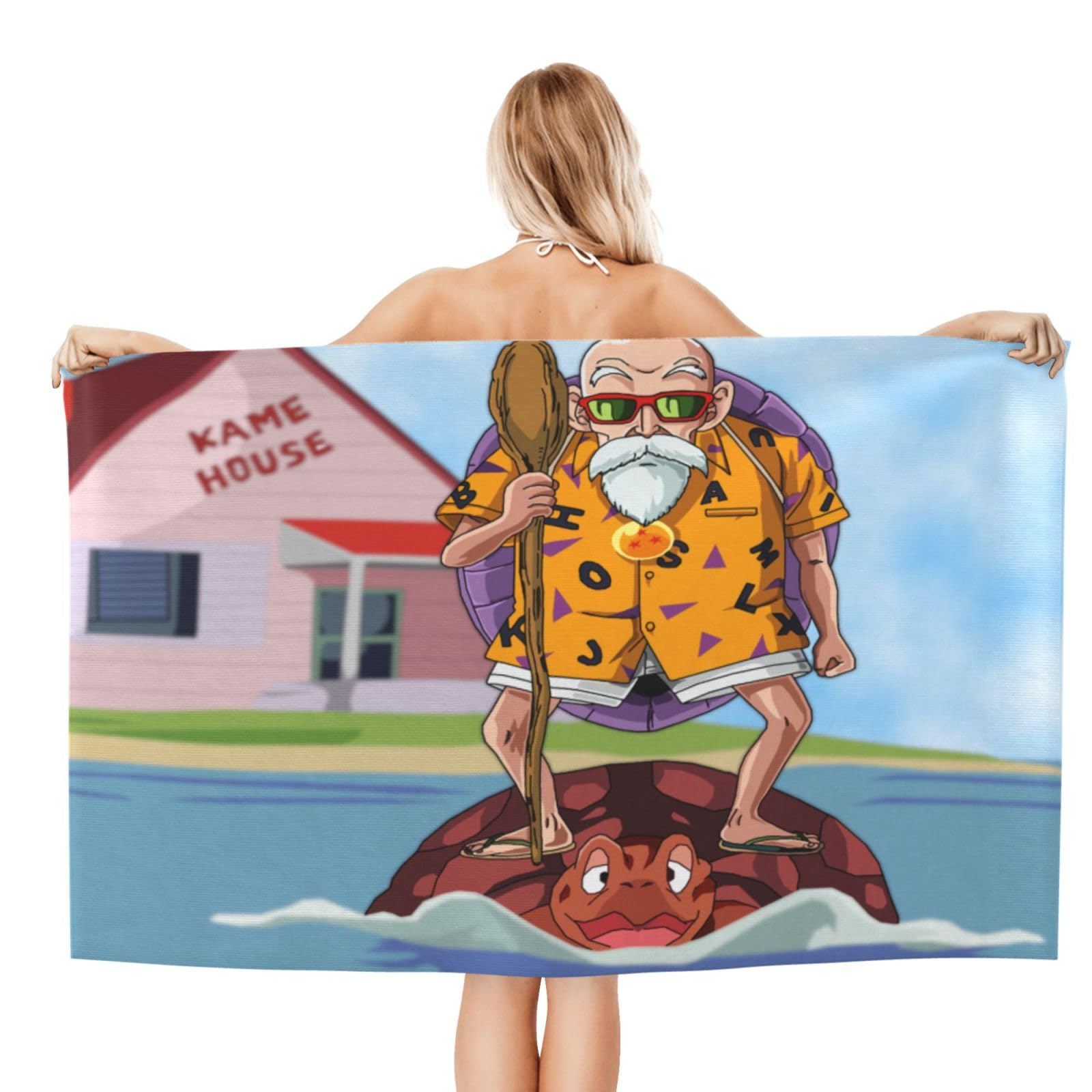 Amazon｜亀仙人 バスタオル ビーチタオル バスタオル マイクロ