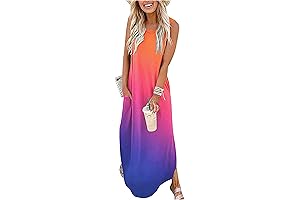 Women's Summer Maxi Dress Vestidos Playeros