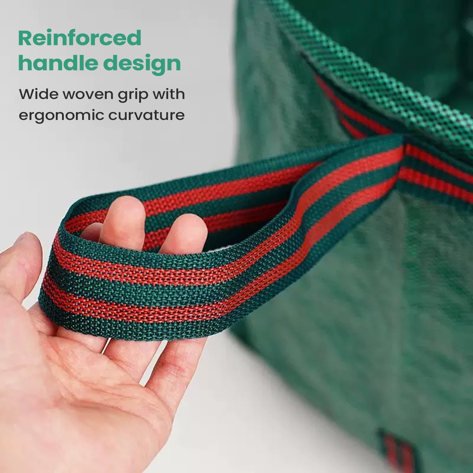 Sacs poubelle pliables pour tonte, recyclage et déchets de jardin – Parfait pour le camping, le jardinage et l'utilisation à la maison