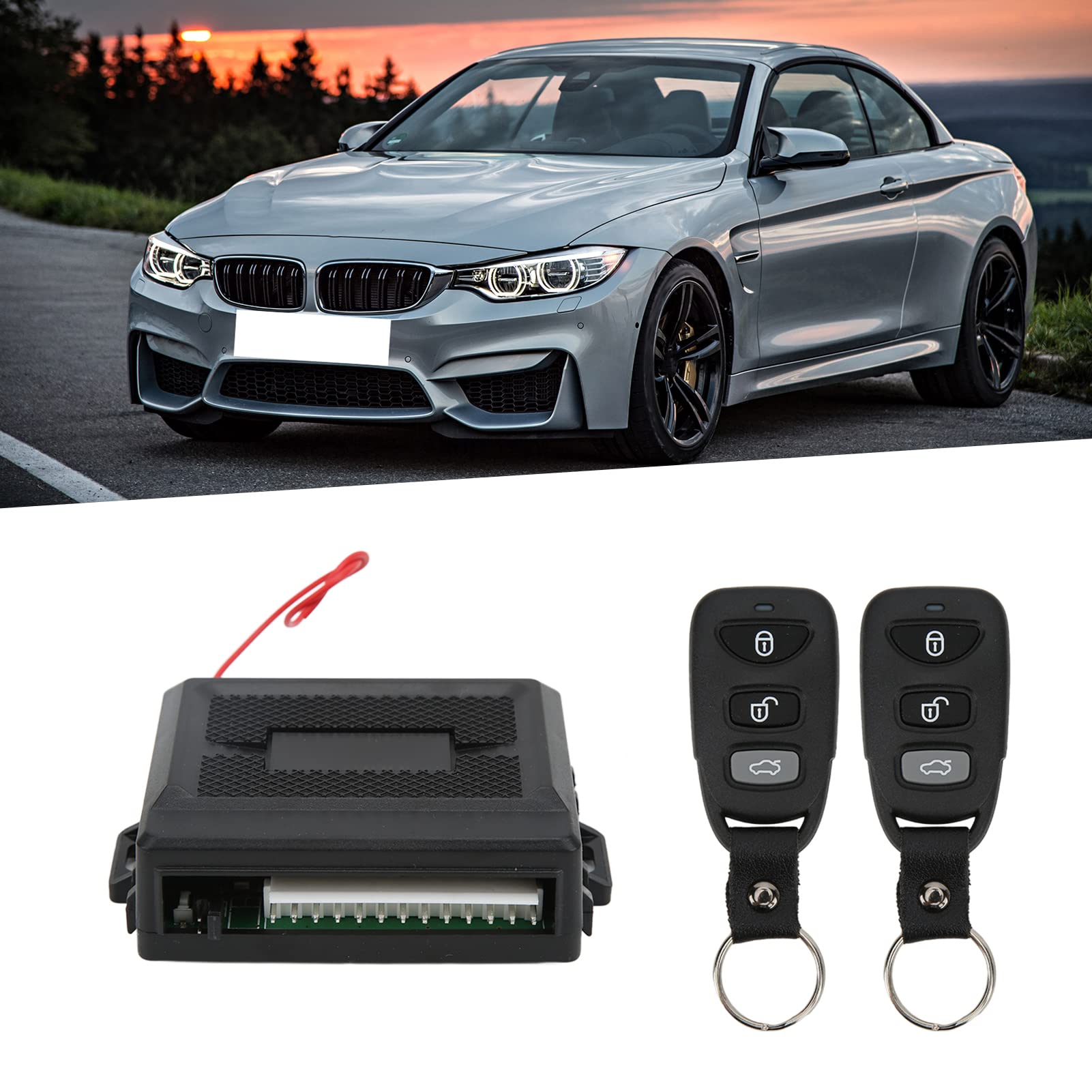 Fantasyworld Sistema Universale Di Apertura Senza Chiave Sistemi Di Allarme Per Auto Dispositivo Kit Di Telecomando Per Auto Bloccaggio Porta Veicolo Chiusura Centralizzata E Sblocco