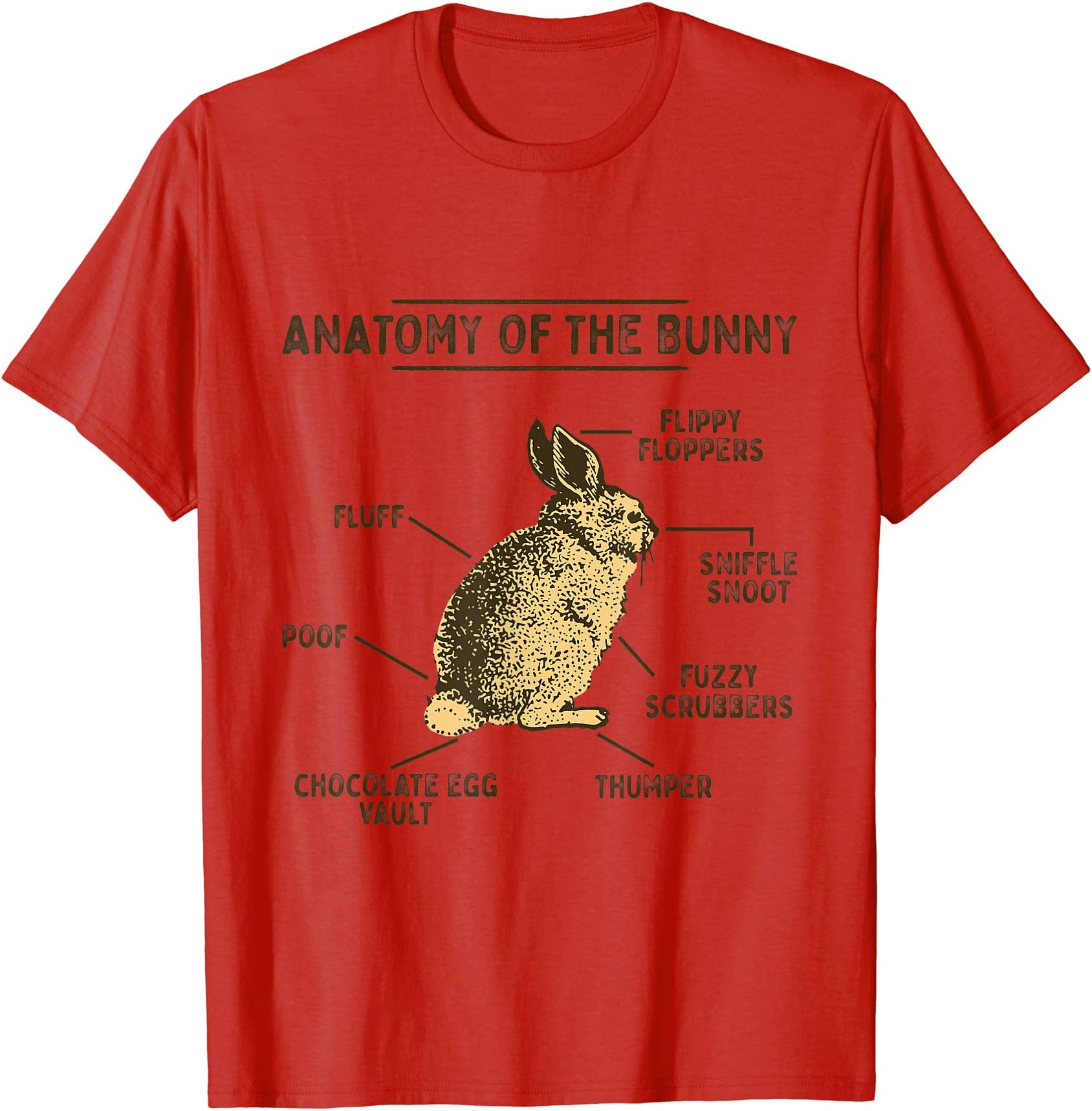 Anatomy of Bunny Rabbit Easter Shirt -Dressed4DutyAnatomy Of The Bunny Rabbit Easter Lover Shirt T-ShirtOEKO-TEX STANDARD 100