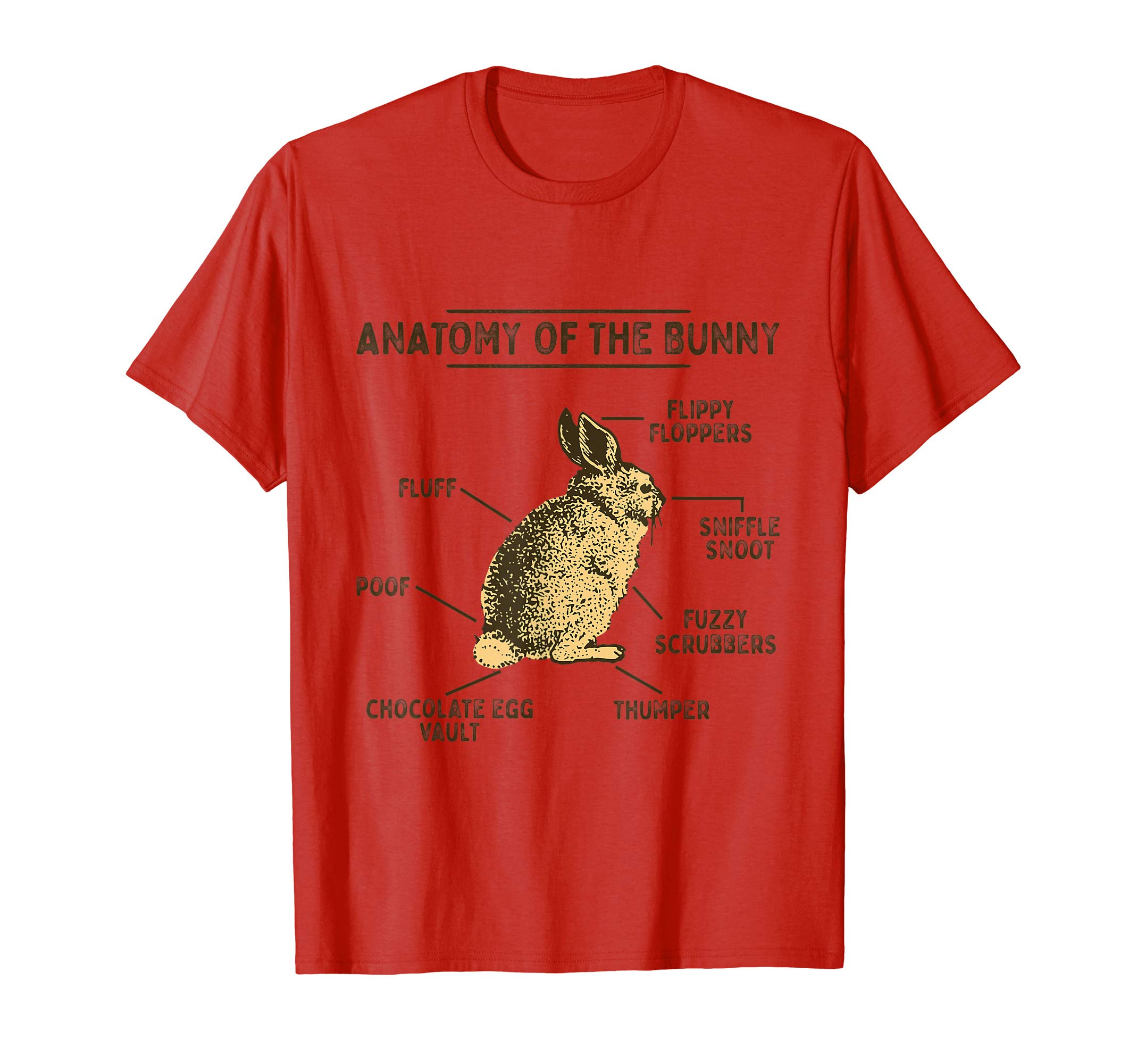 Anatomy of Bunny Rabbit Easter Shirt -Dressed4DutyAnatomy Of The Bunny Rabbit Easter Lover Shirt T-ShirtOEKO-TEX STANDARD 100