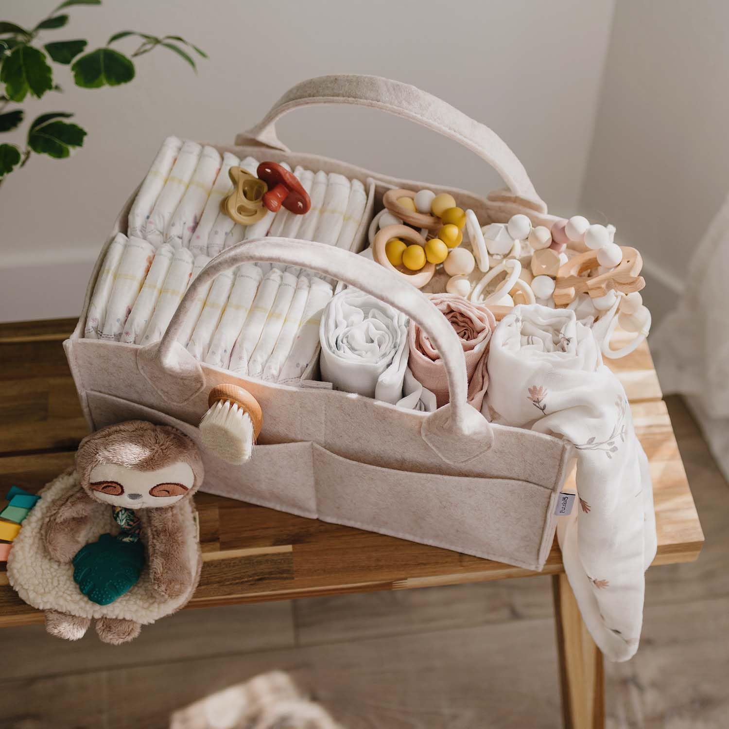 PUTSKA Baby Nappy Caddy Organizer - Image 2
