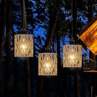 Up To 65 Off!Yyuenw Solar Pendant Lights Upgraded Bulb Lights IP4 Waterproof Dusk To Dawn Auto Lamp With Remote Controller For Outdoor Shed Barn Chicken Coop Bullpen Pig Pen Stables Tents