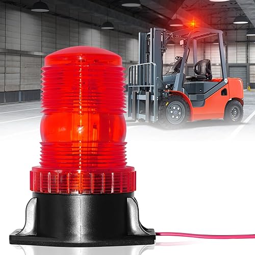 Miniatura 8 de 30 luces LED para carretilla elevadora, luces estroboscópicas de emergencia rojas de advertencia 30 W DC10-110 para carretillas elevadoras, camiones