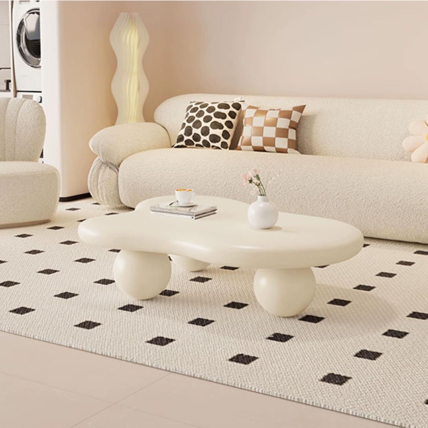 Amazon.com: Cloud Coffee Table, Modern Coffee Table for Living Room ...