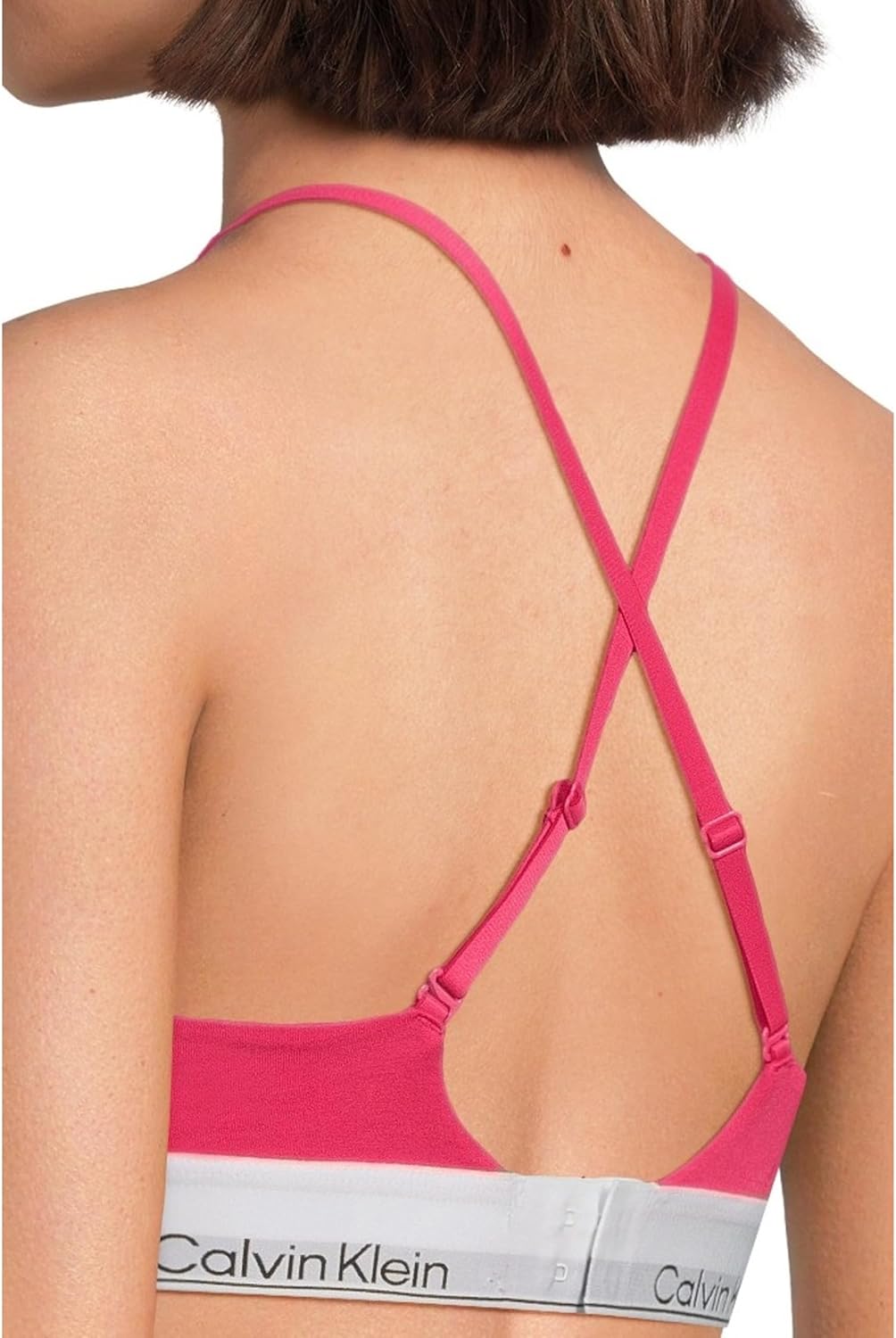 Calvin Klein Womens Icon Cotton Modal Lightly Lined Triangle Bralette - Image 4