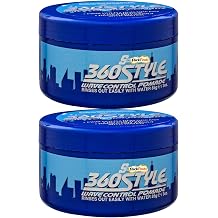 360 Style Wave Control Pomade 3 oz 2 Count Moisturizing Wave Pomade for 360 Waves