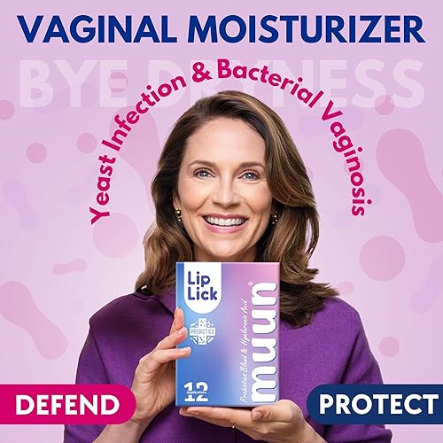 Miniatura 3 de Muun Probióticos vaginales para mujer I Infección por levaduras y tratamiento BV Pack 12 I Hidratante vaginal para sequedad y promueve el equilibrio