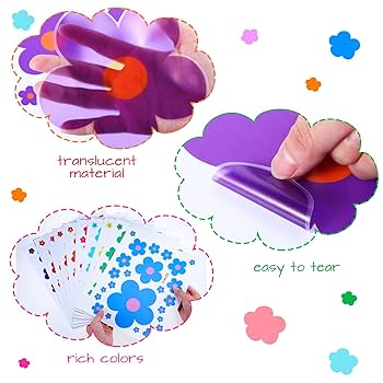 Amazon.com: TaoBary 288 Pcs Y2k Cute Flowers Wall Sticker