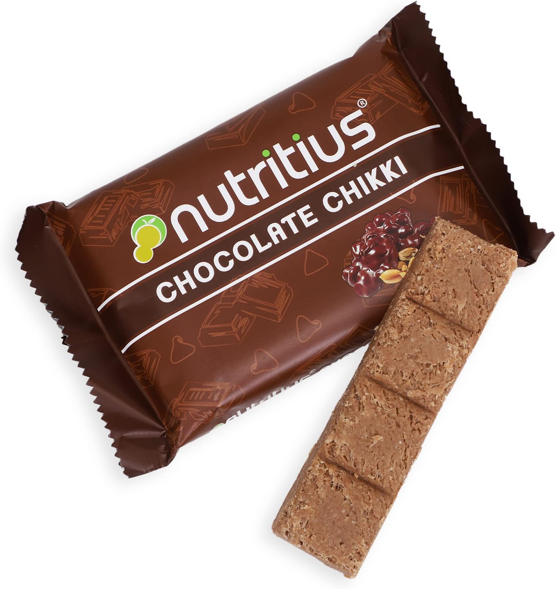 Chocolate Chikki 125g (Pack of 3) | Chocolate Chikki | No Added Preservatives and Colours