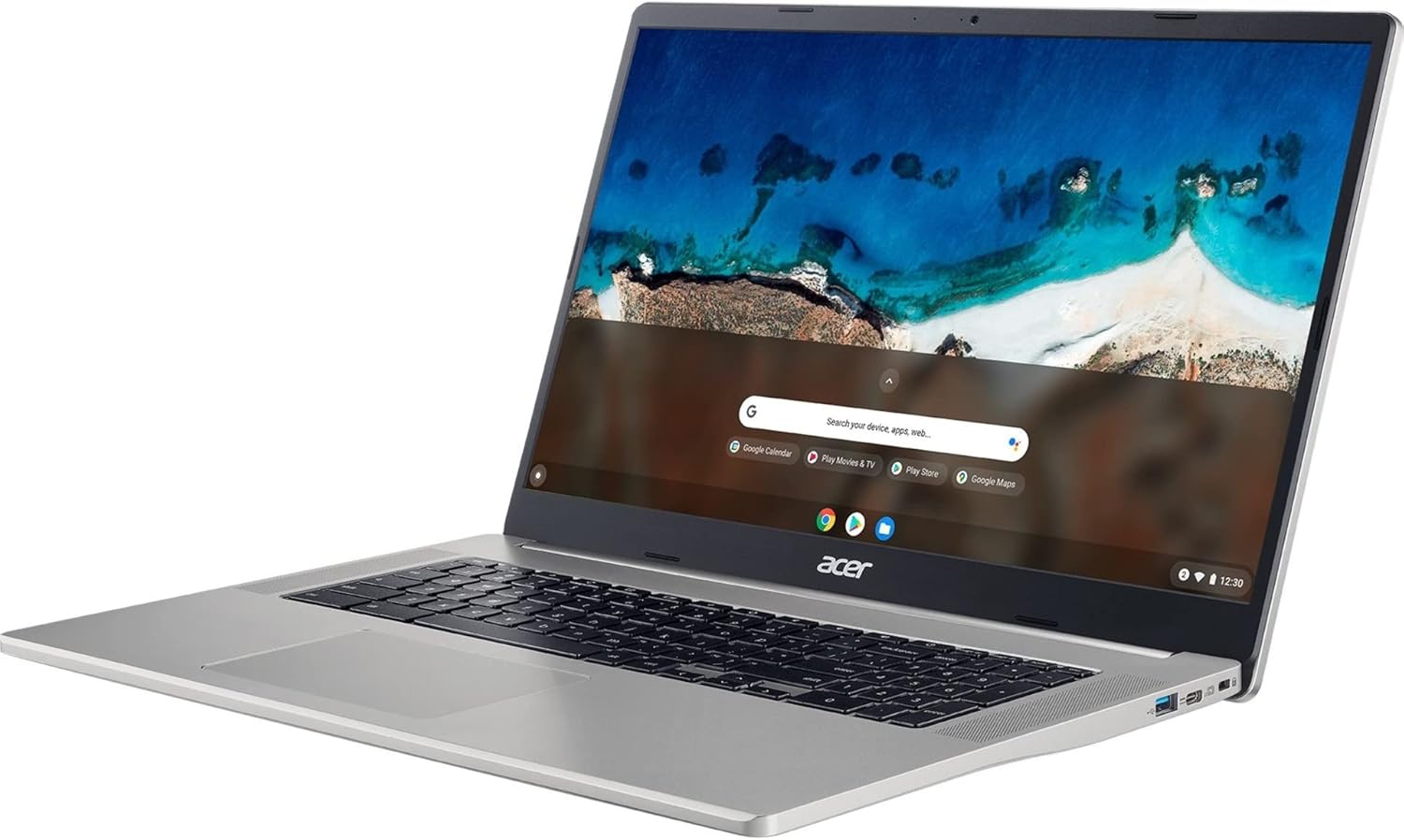 acer Chromebook 315 Laptop Computer for Student & Business, 15.6" FHD IPS Display Chomebook Laptops, Intel Celeron N4500, 4 GB RAM|320 GB(64 GB eMMC+256 GB Card), WiFi6, Chrome OS, with Nonslip Mouse