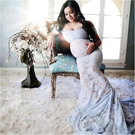 Maternity Dress for Photography Lace 